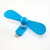 Mini Fan Apple Lightning blauw