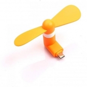 Mini Fan Micro-USB oranje