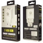 Snellader Powerstar 2 in 1 Micro-USB - Wit