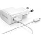 Oplader Samsung Micro-USB 2 Ampere 100 CM - Origineel - Wit