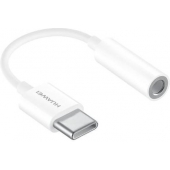 Huawei USB-C naar Mini-Jack Converter - Origineel - Wit - Bliste