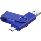 USB Stick - USB-C (OTG) - Blauw - 128GB